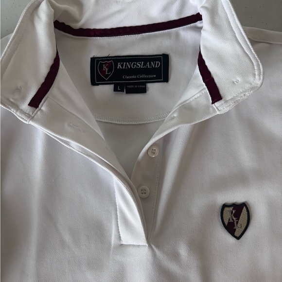 Kingsland Show Shirt Lovita SS Classic White Sz large -0445 - Picture 8 of 10